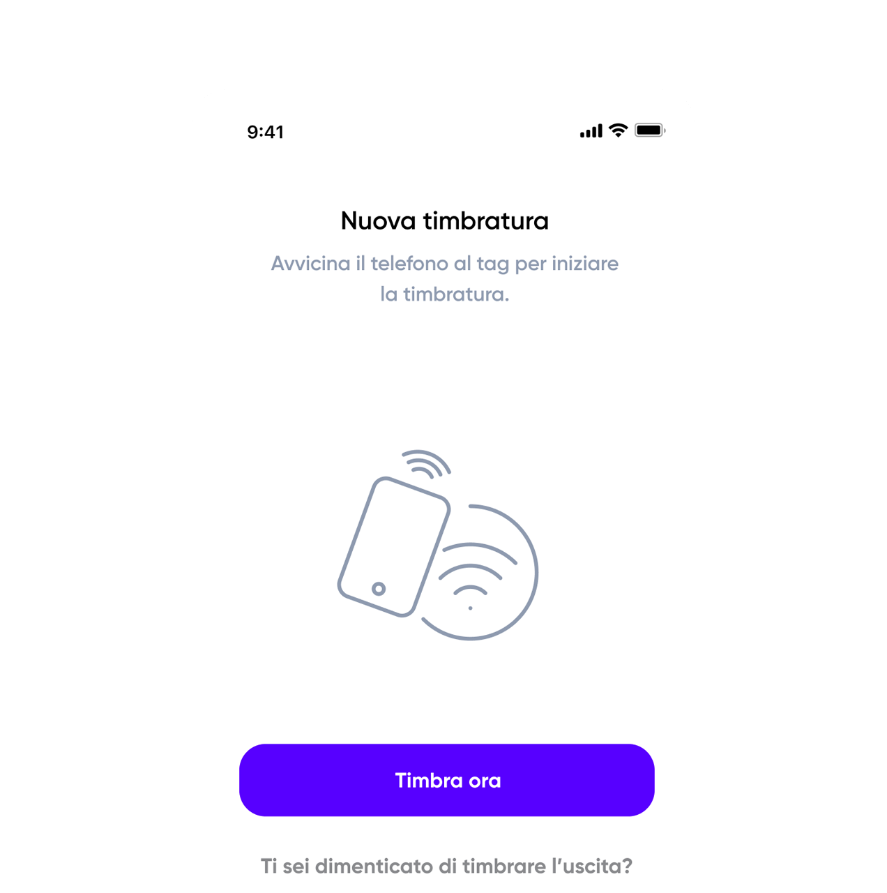 App screen